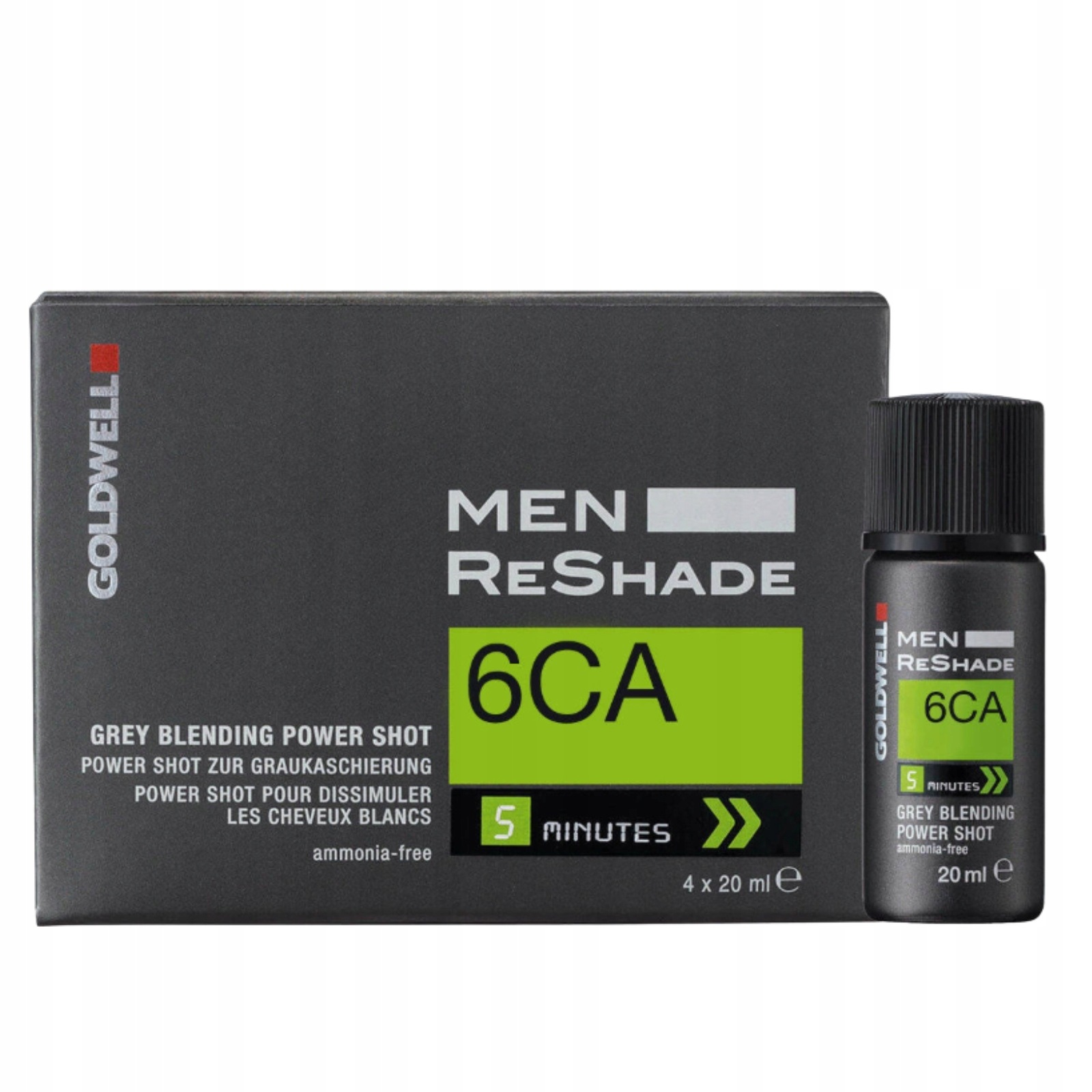 Goldwell Men Reshade 6CA odsiwiacz do włosów toner ciemny blond 4x20ml