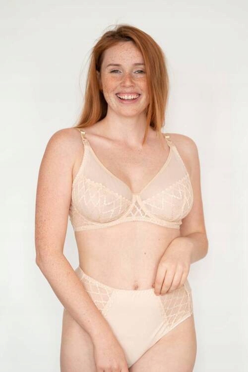 na kojení podprsenka Huggy Soft Beige Momtobe Soft Beige