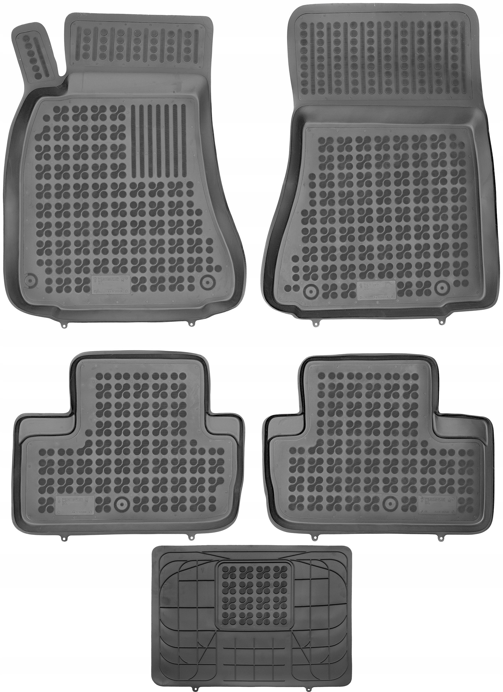 Килимки Різати-Пластик резинові 202406+203501 5 el.