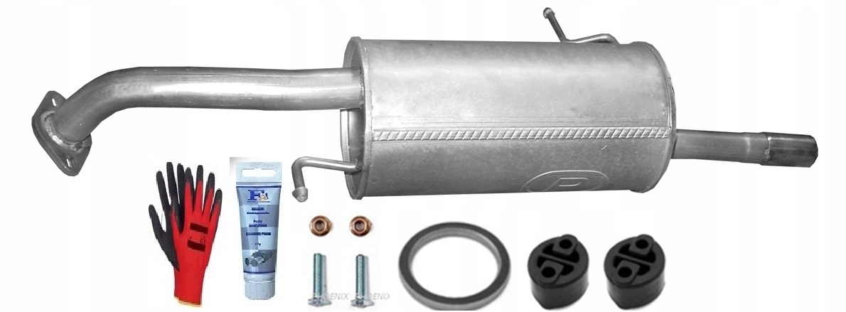 Mazda 323 1.5i 16V 65kW (1998-2001) Sedan Tlumič Tlumič Výfuku bonus