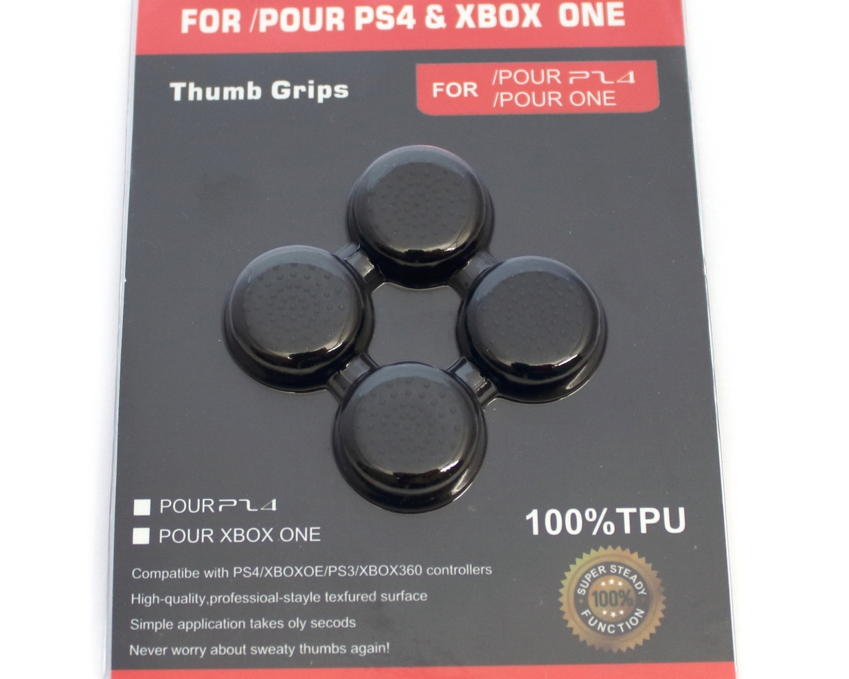 IRIS 4 nakładki z TPU na analogi pada PS5 i PS4