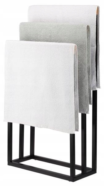 WIESZAK STOJAK NA RĘCZNIKI LOFT INDUSTRIALNY BLACK Głębokość mebla 20 cm