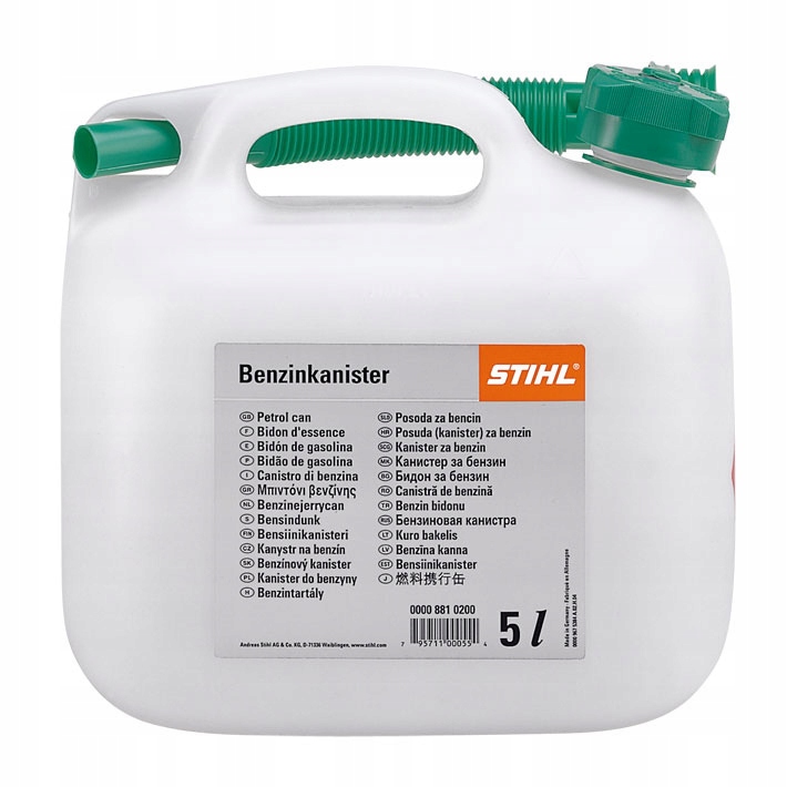 

Kanister na benzynę 5l Stihl 00008810202