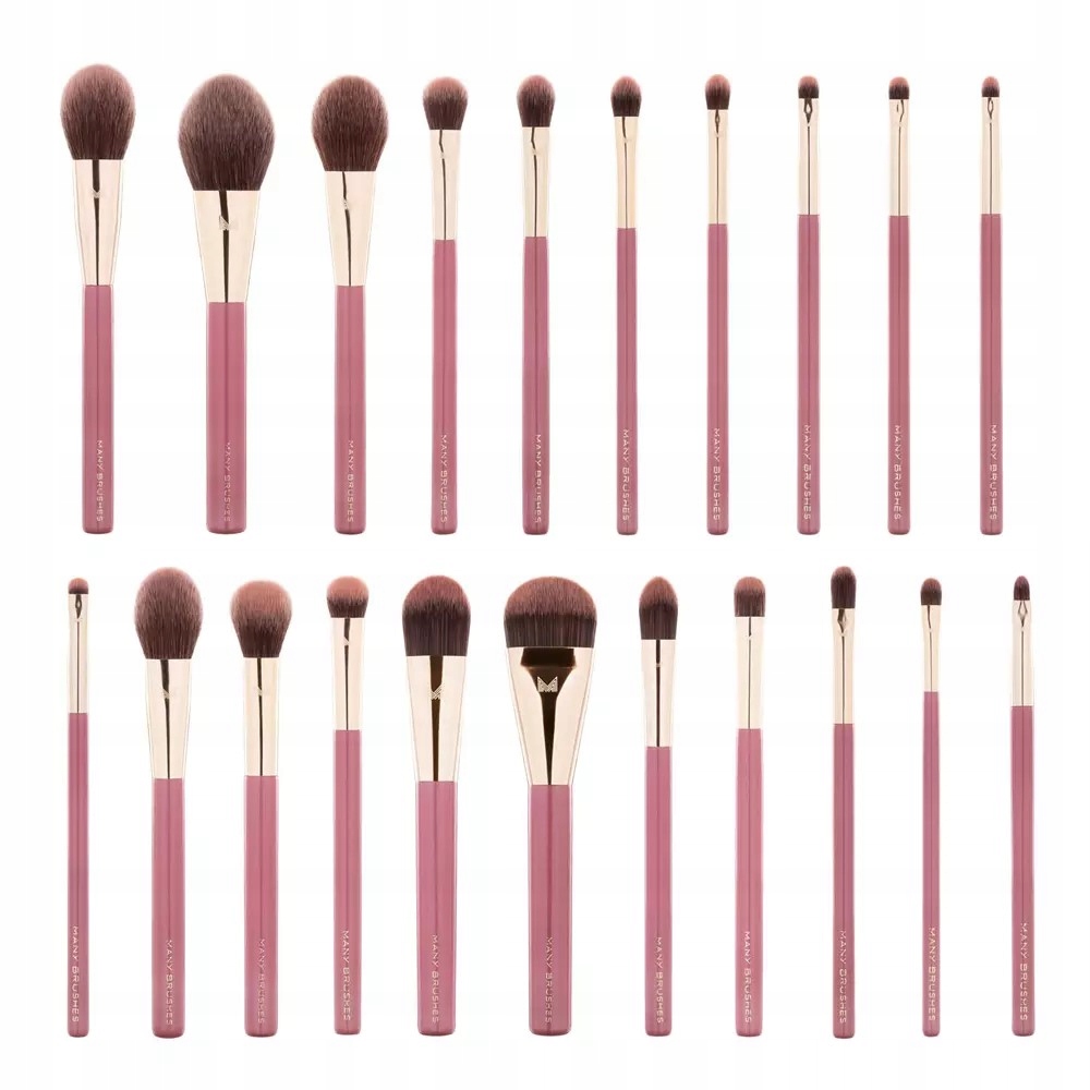 Many Beauty Many Brushes Sada 21 štětců na líčení Raspberry