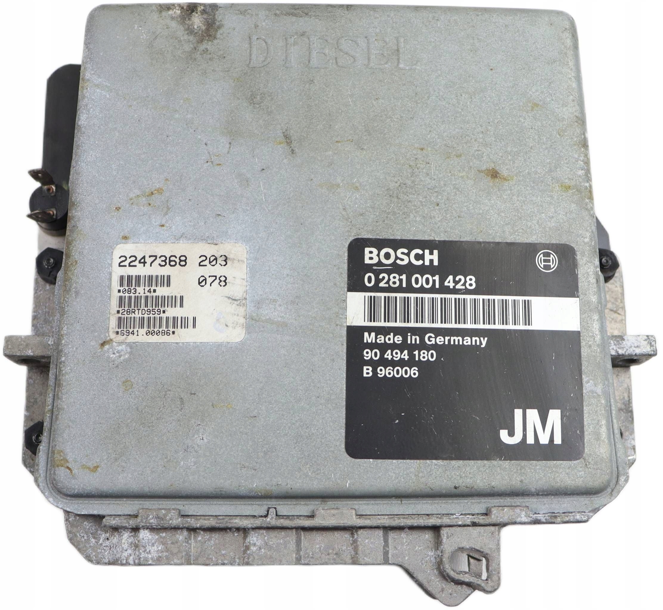 OPEL OMEGA B computer control unit of the engine 2.5 TDS 90494180 0281001428