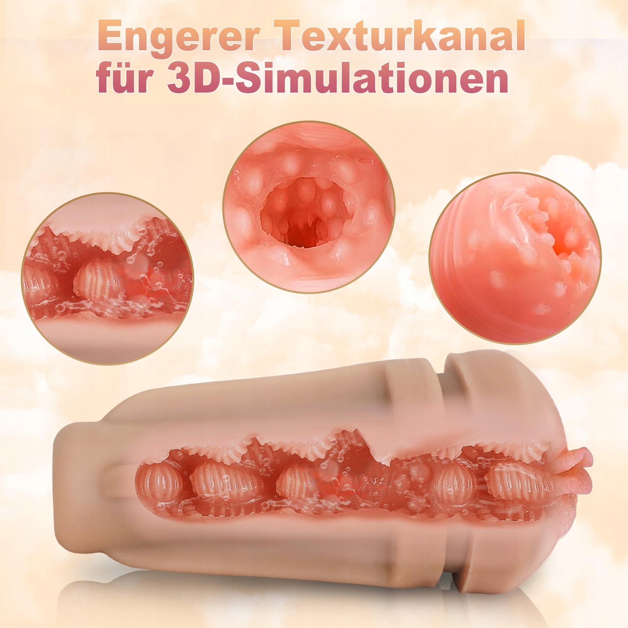 POCKET PUSSY Masturbator Elektryczny Dla Mężczyzn 10 Trybów Wibracji — miniatura 2