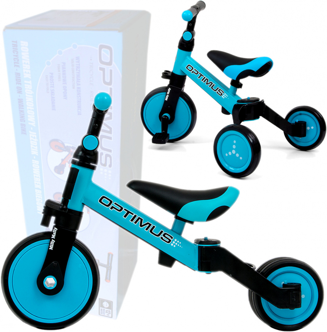 Rowerek Biegowy Trójkołowy 3W1 Milly Mally Optimus