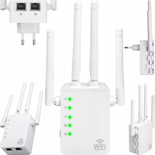 AC1200 WZMACNIACZ SYGNAŁU SIECI WiFi REPEATER 5GHz DUALBAND liteOS 1200Mbps