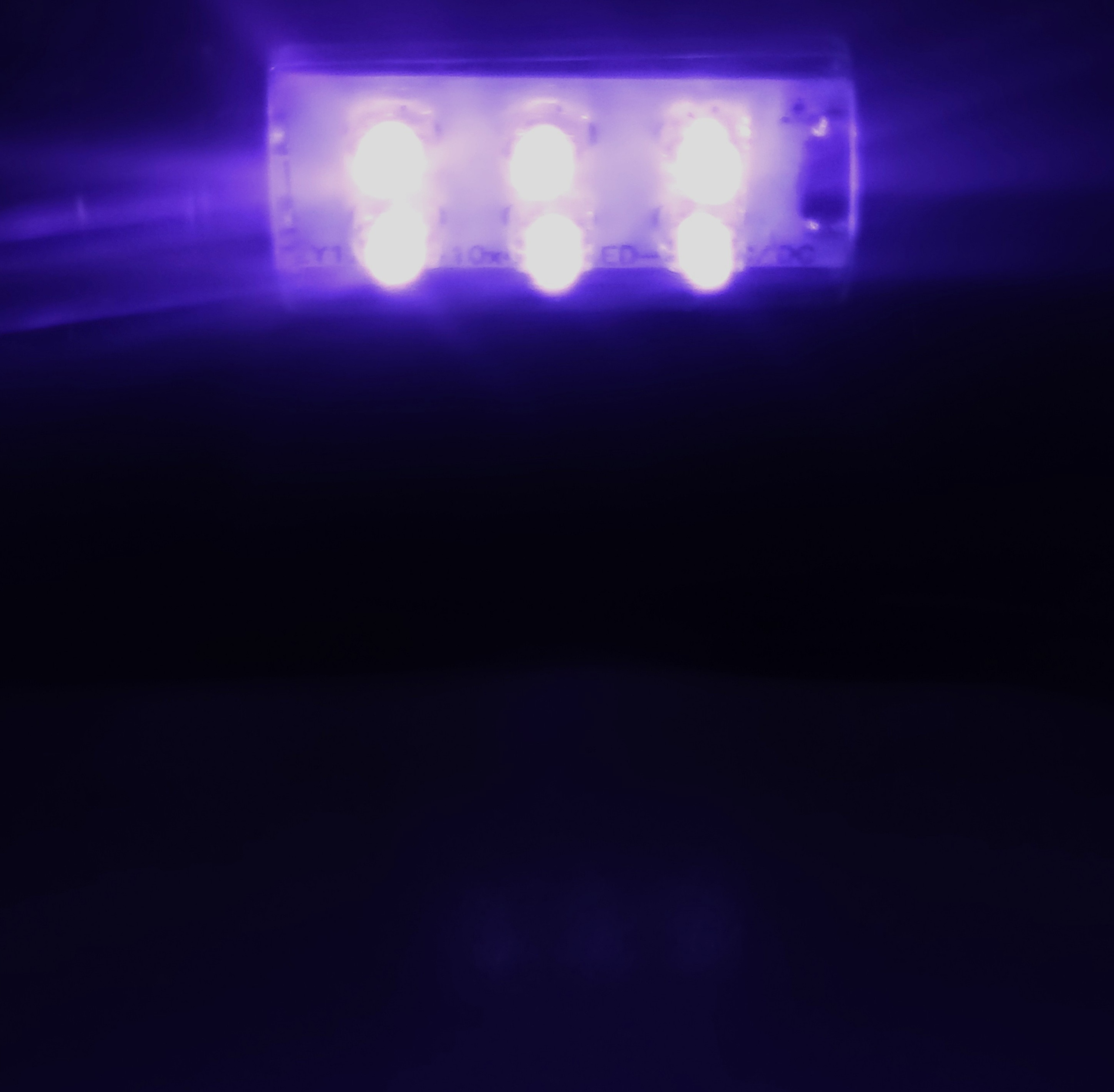 Żarówka Rurkowa Uv C10W 6xLED 12V 42mm Ultrafiolet