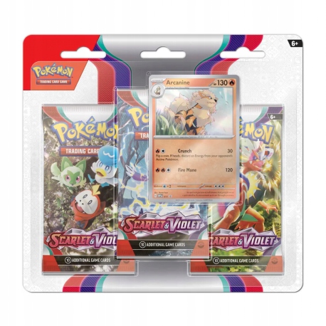 

Scarlet & Violet 3-Pack Blister Arcanine