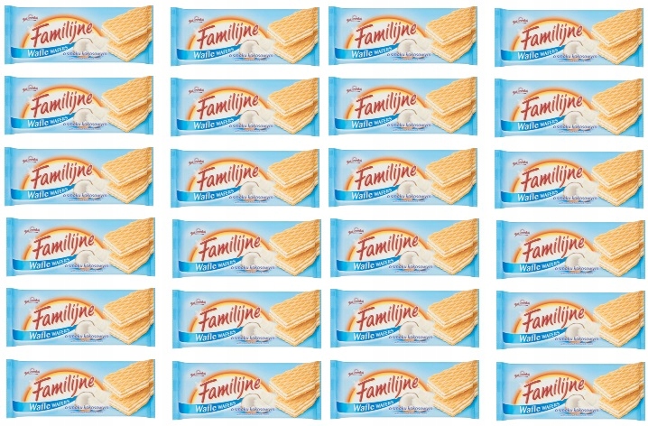 Levně 24 x 180 g Jutrzenka Rodinné kokosové oplatky Karton