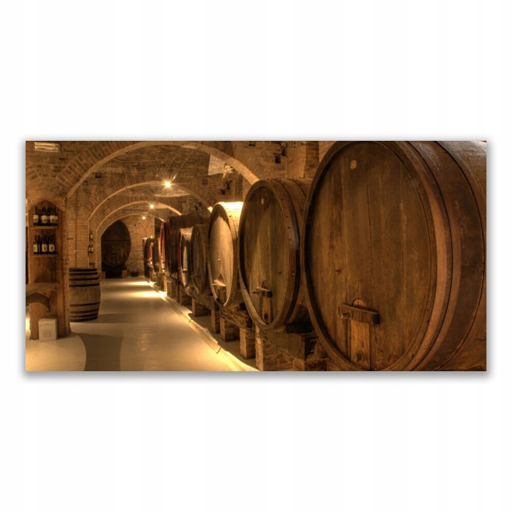 

Obraz z nadrukiem nowoczesny 140x70 Beczki Sztuka