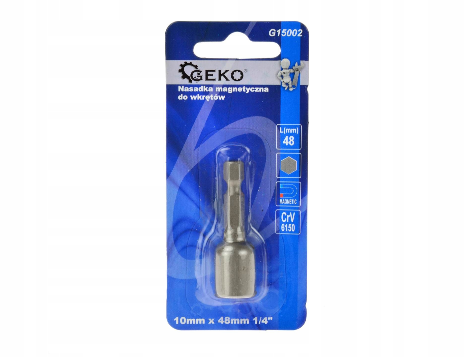 NASADKA KOŃCÓWKA MAGNETYCZNA DO WKRĘTARKI 10 MM Marka Geko