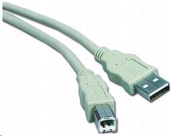 Pc Kabel Usb 2.0 A-b 0,5m 50cm dł. Do Drukarki Skanera Szary Kolor