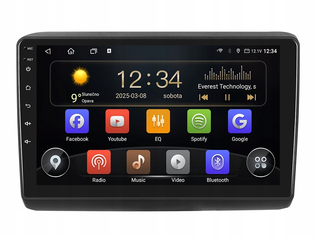 Isudar 2DIN autorádio T72-IEV68 Android, Fiat Peugeot Citroen