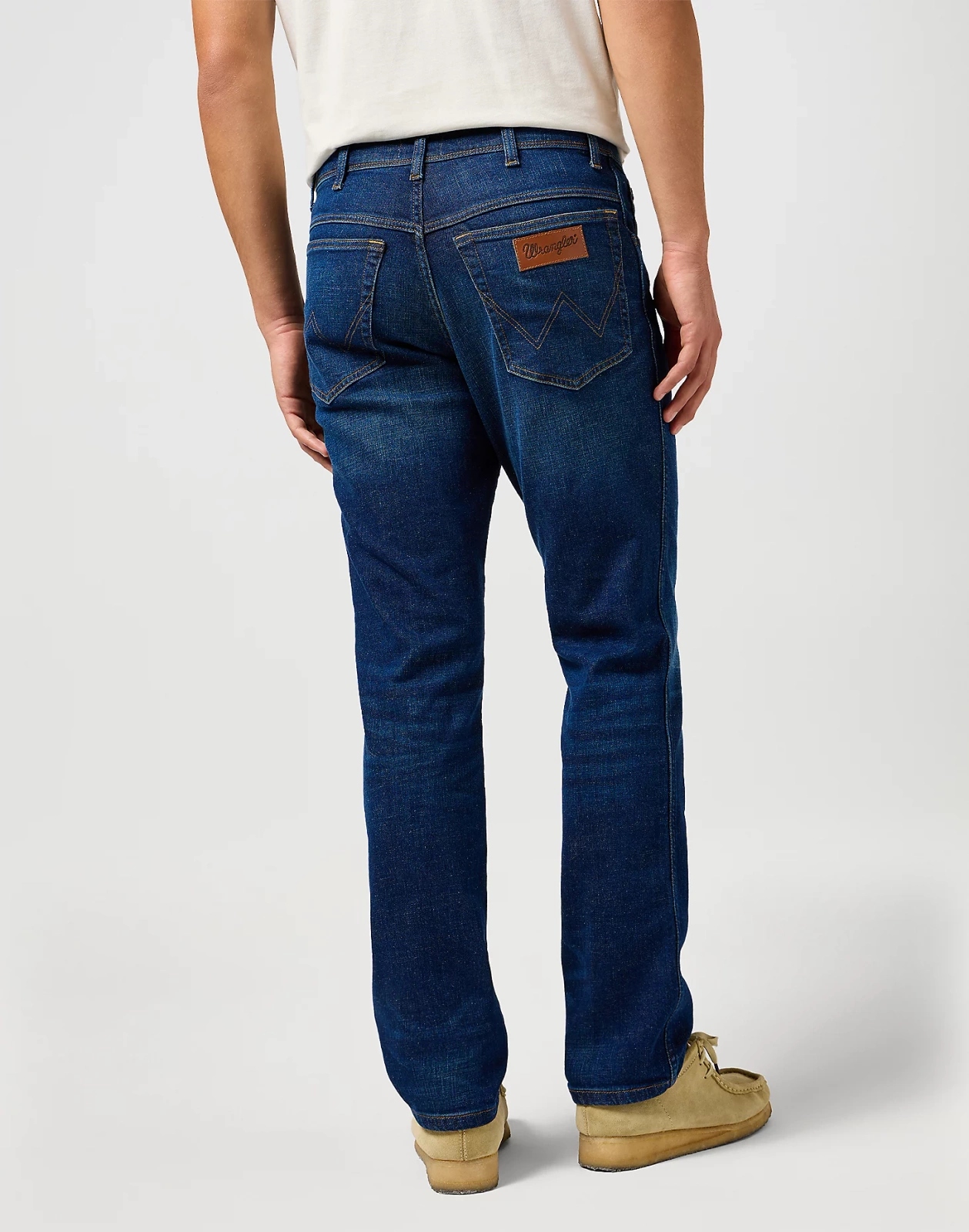 Męskie jeansy proste Wrangler Texas Blue Abyss 112364456 34/30