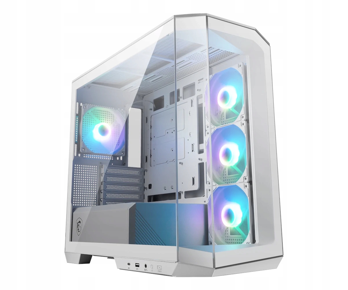 Obudowa Msi Mag Pano M100R Pz Micro Tower Szkło hartowane 4 wentylatory