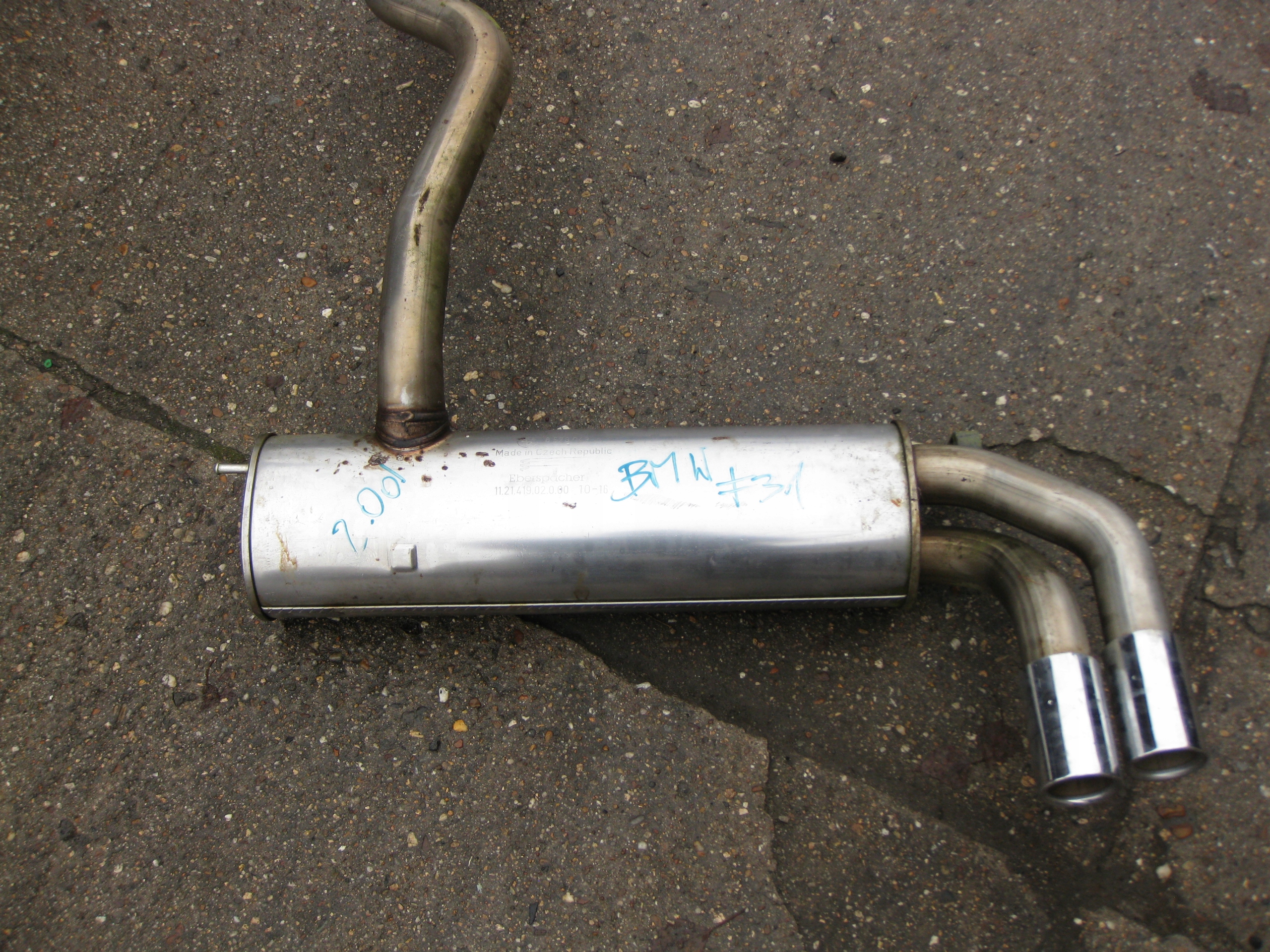 BMW F31 2.0D scarico silenziatore 8578049