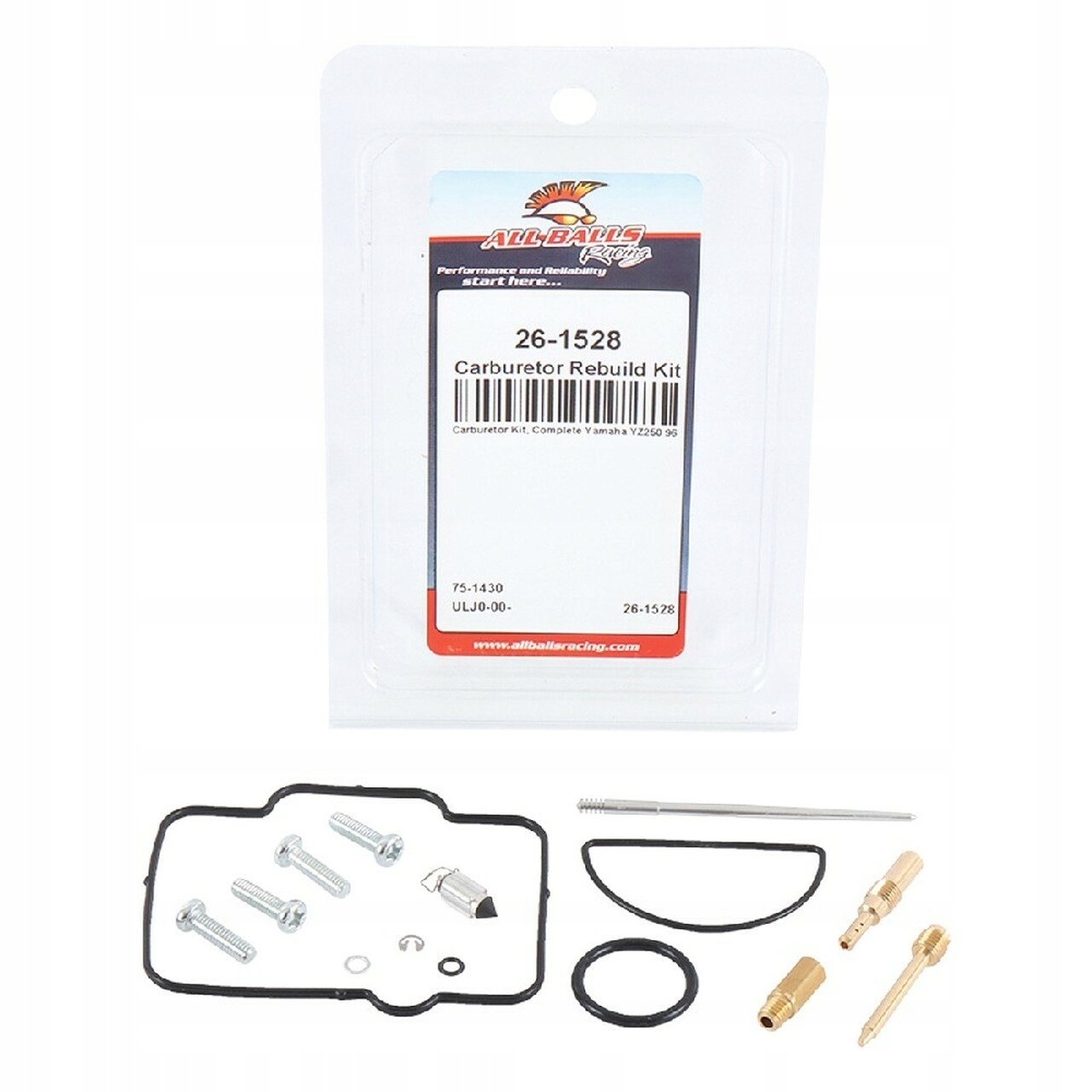 26-1528 - Комплект для ремонту карбюратора All Balls Yamaha YZ 250