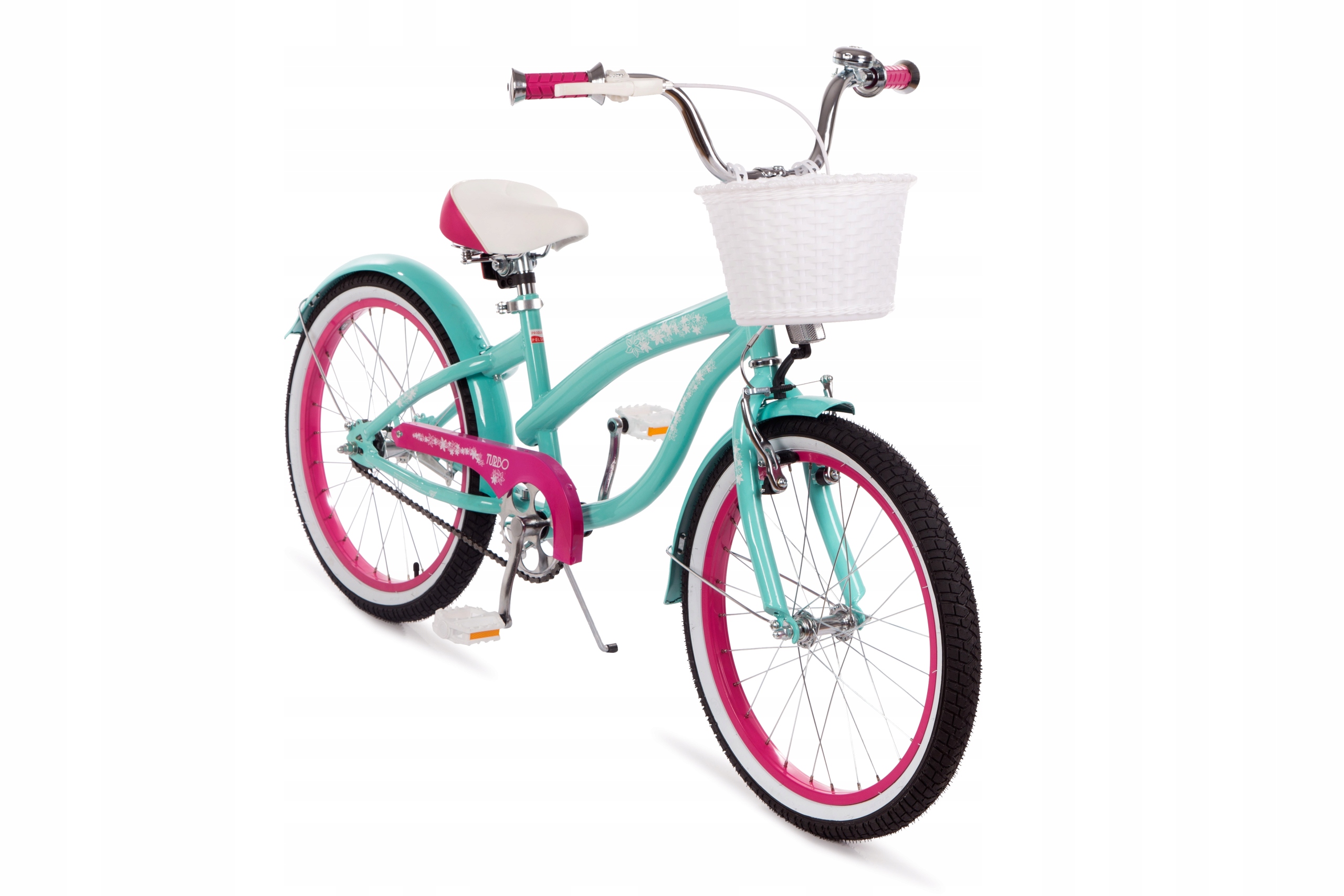 POLSKI ROWER DZIECIECY 20" CRUISER ROWEREK DLA DZIEWCZYNKI + STOPKA EAN (GTIN) 5905323723870