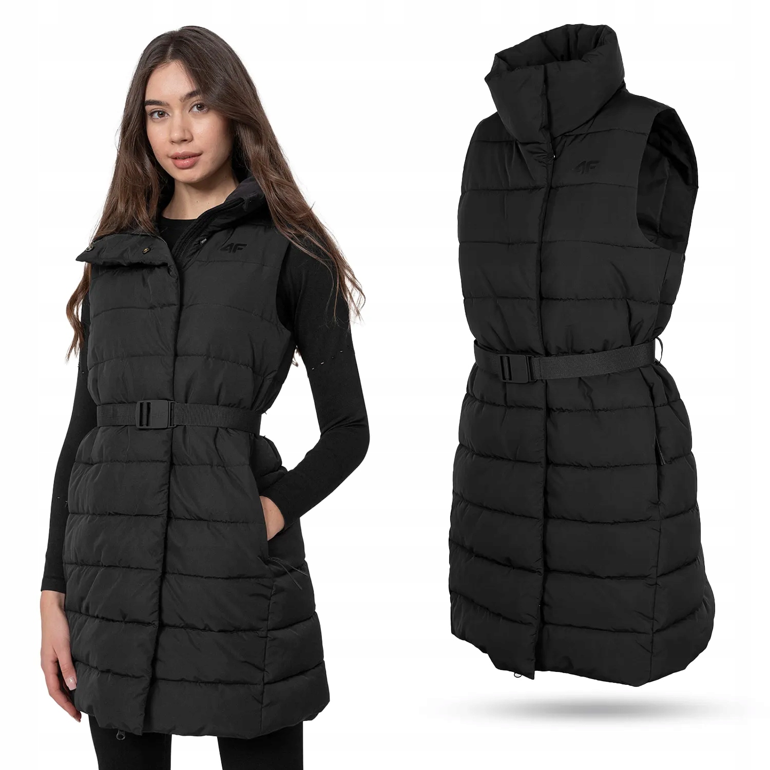 

Bezrękawnik Damski 4F Kurtka Kamizelka Z22-KUDP013