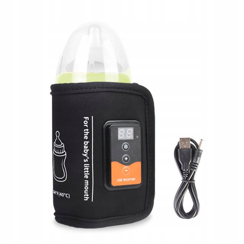 Bottle warmer bag with digital USB