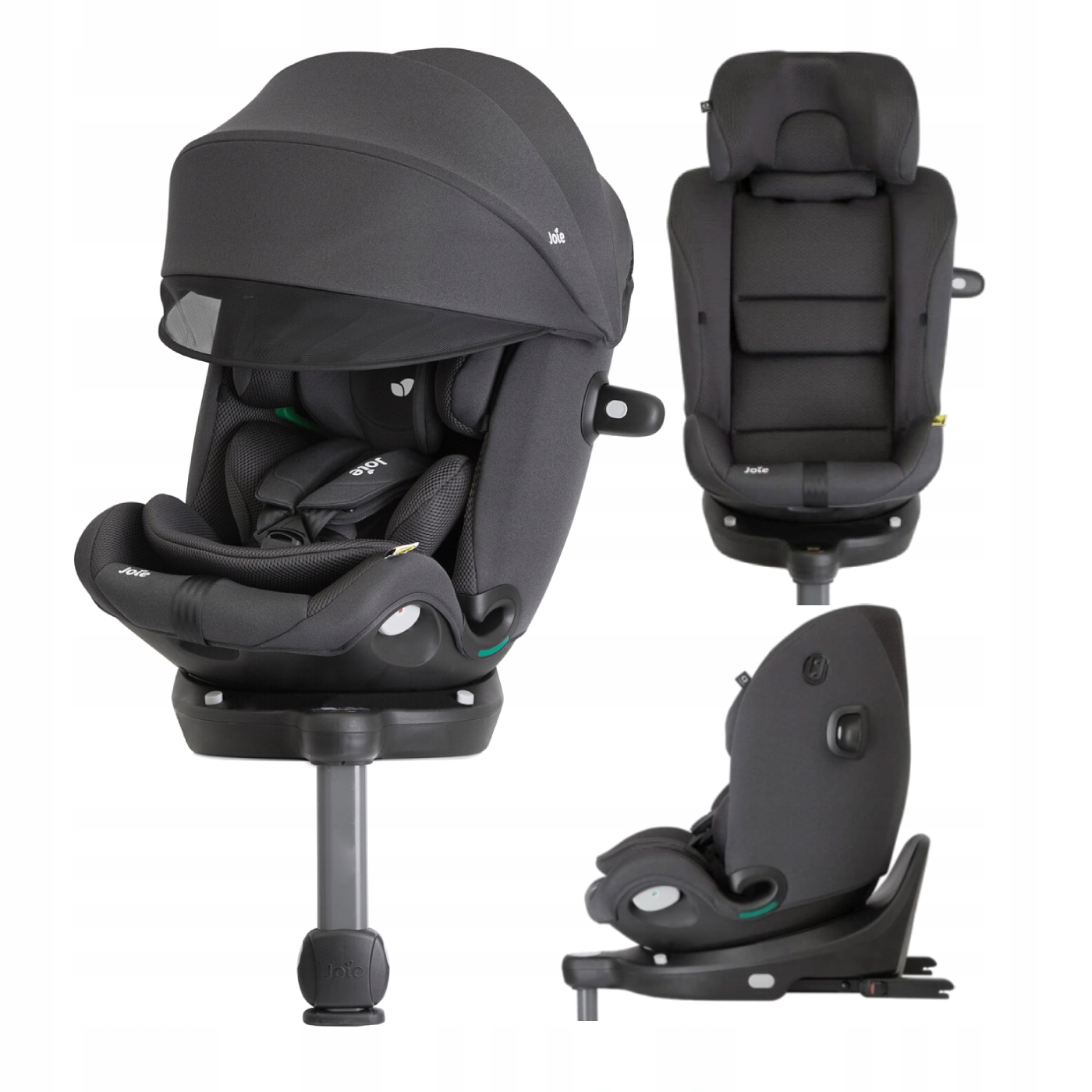 Joie Fotelik Obrotowy I-spin 360 Max Canopy Mesh Dla Dziecka 0-36 Kg Isofix