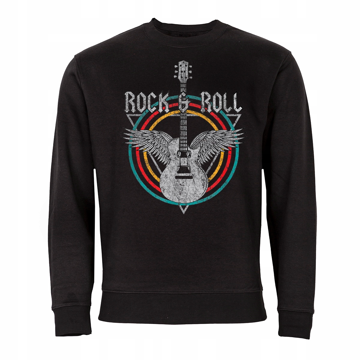 

Czarna Bluza Muzyczna Dla Muzyka Rock And Roll