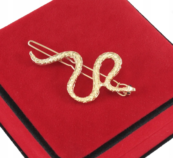 

Spinka Do Włosów Złota Metalowa Wąż Snake