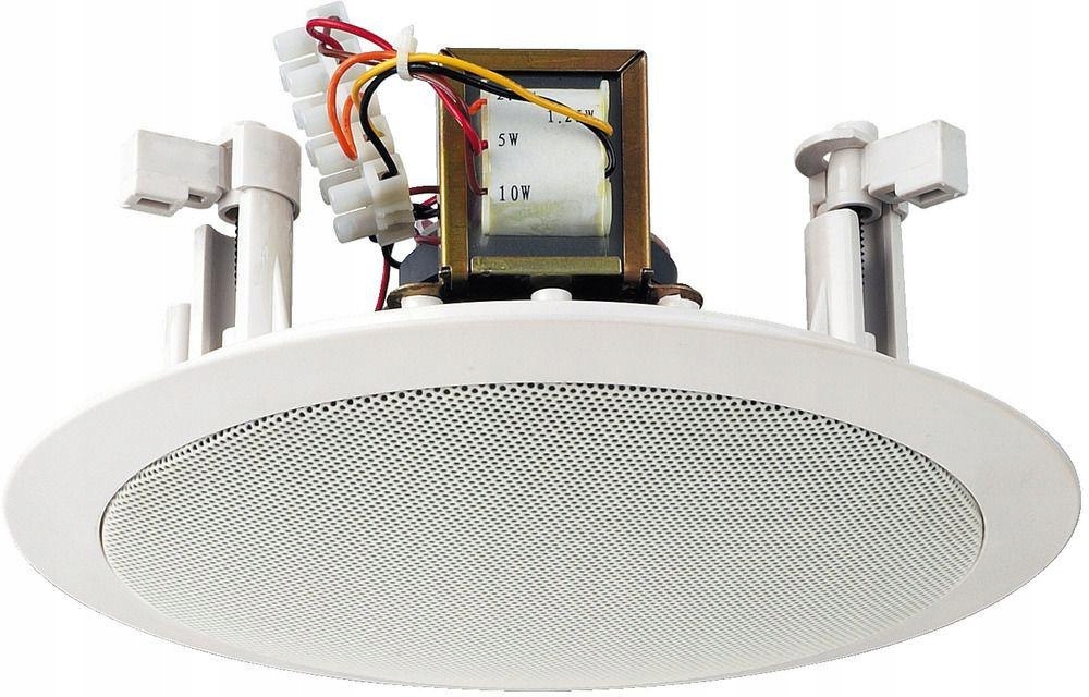 GŁOŚNIK SUFITOWY BIAŁY PA MONACOR EDL-26