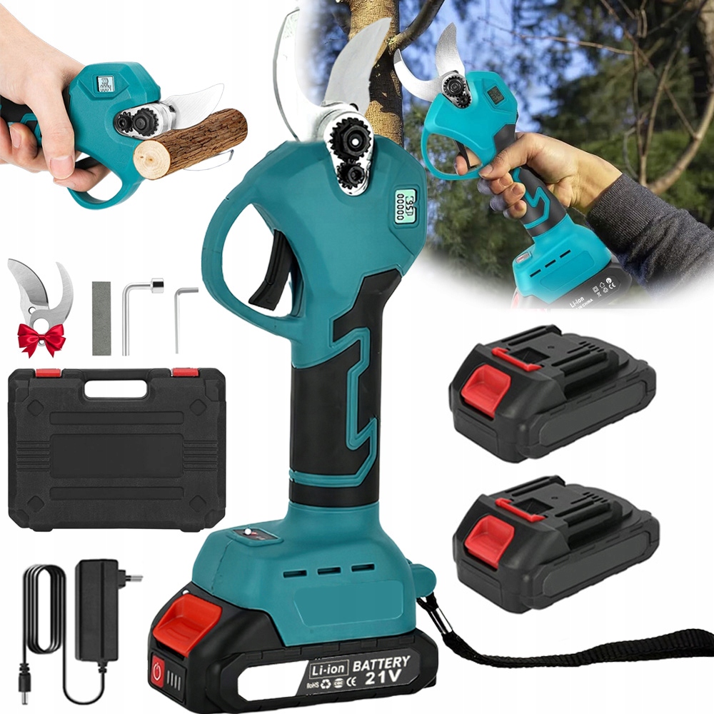 Zahradní nůžky Elektrické Nůžky Zahradní nůžky Na Větve 2 Aku