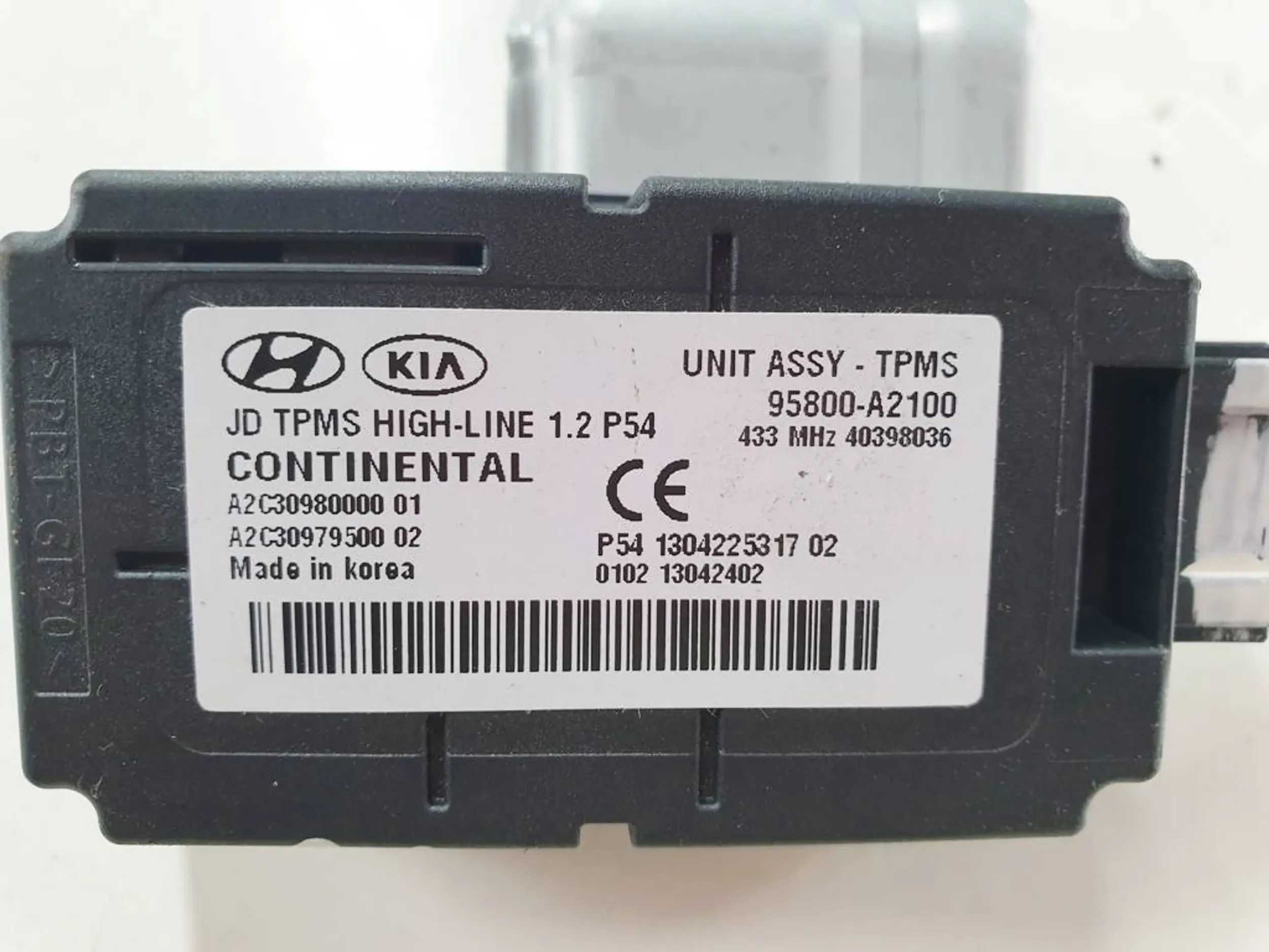 KIA Pro Cee'd Ceed II 13r czujnik modul opon Typ samochodu Samochody osobowe