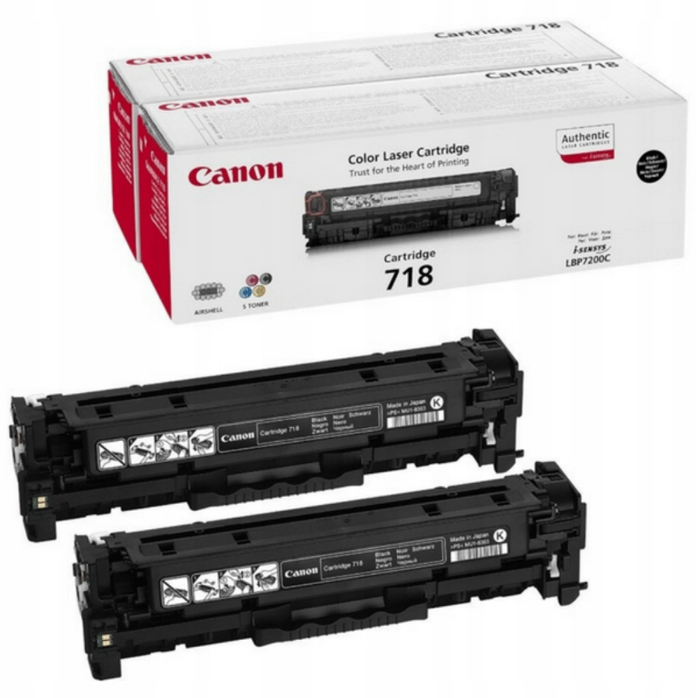 Toner Canon CRG-718BK (Black) Originál
