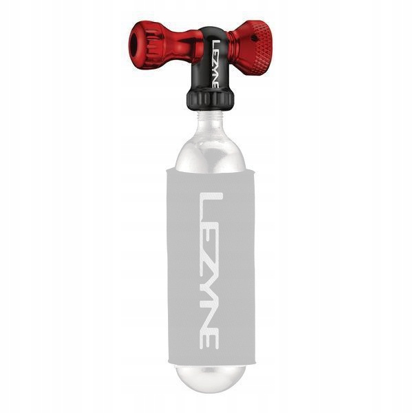 Hustilka na kolo Lezyne Pump Head Control Drive CO2, černo-červená