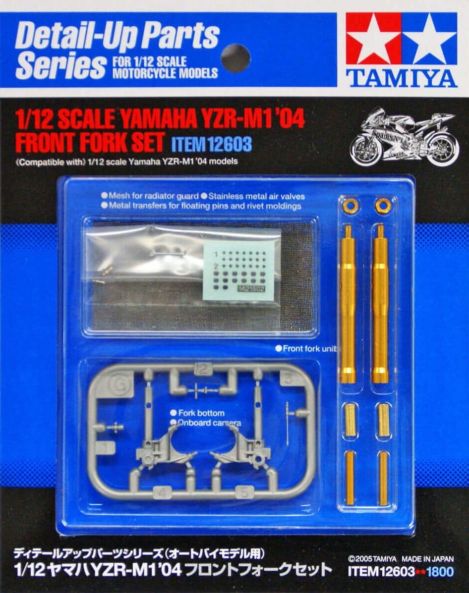 Yamaha YZR-M1 04 Přední vidlice Set 1:12 Tamiya 12603