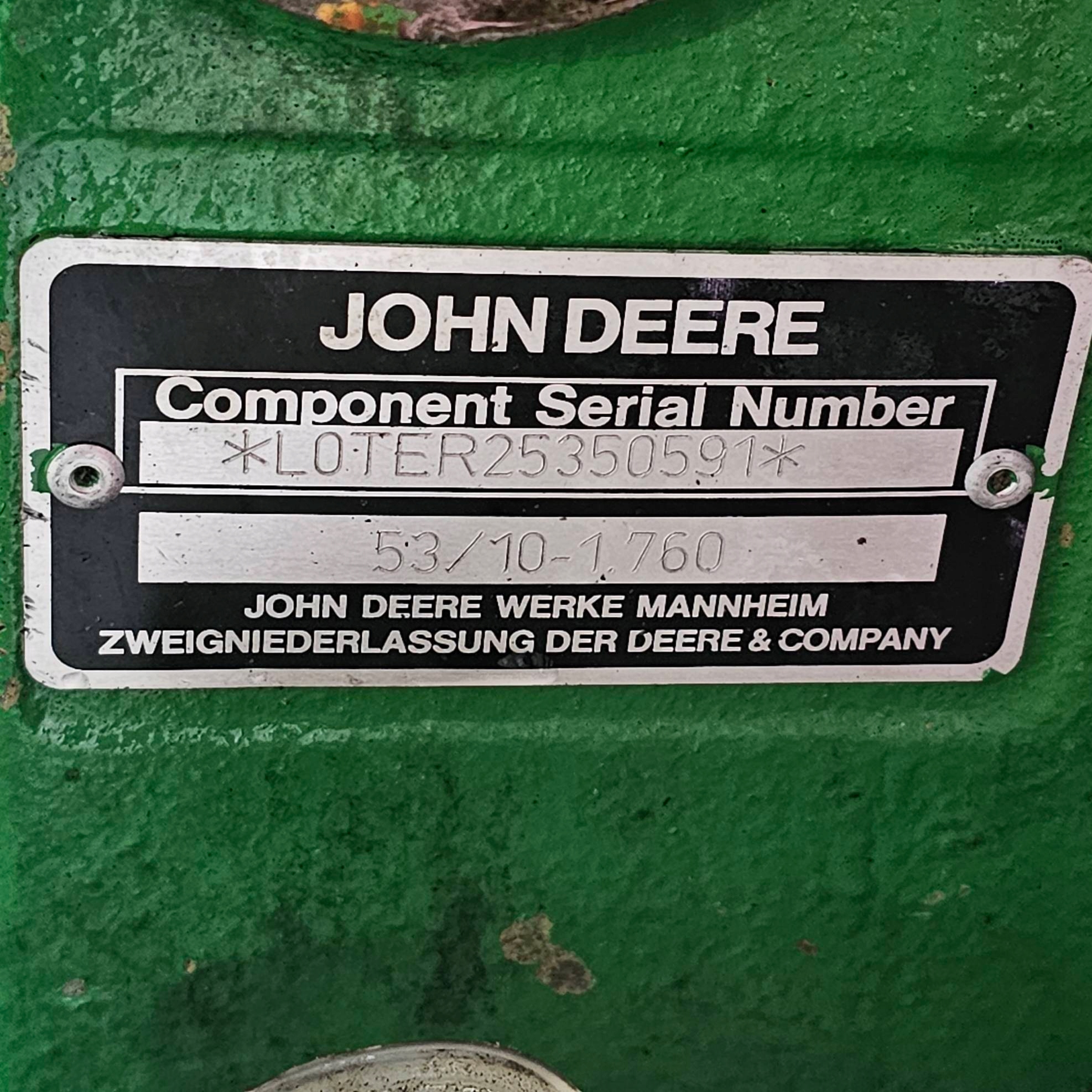 obal MECHANIMU ROZNICOWEGO JOHN DEERE 6120