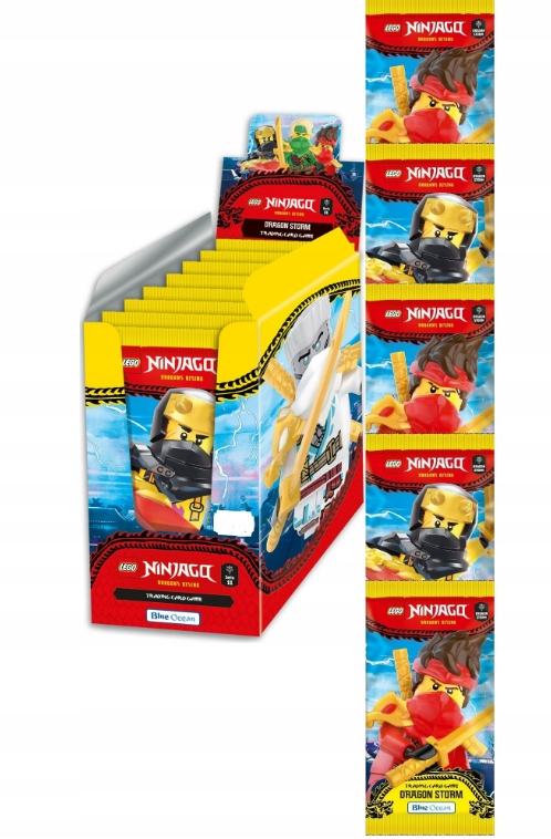 Lego Ninjago Seria 11 Dragon Storm Zestaw 5X Saszetki Karty