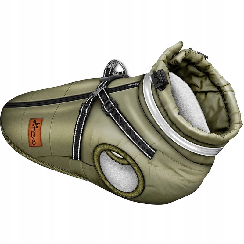 Levně Psí bunda Tresko, zimní, velikost S, zelená