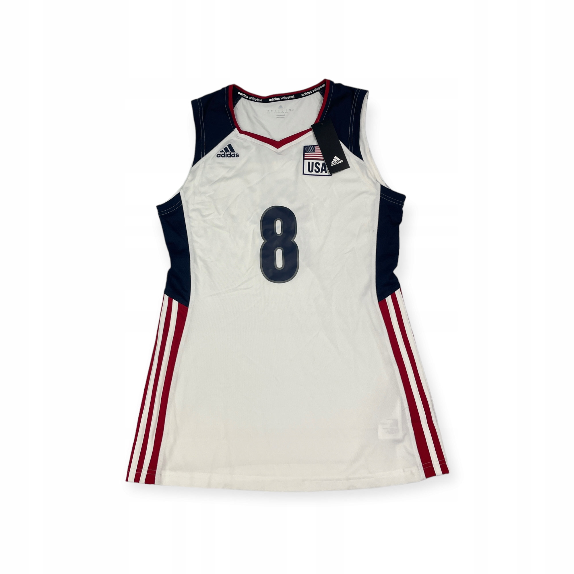 Koszulka bokserka damska Usa Adidas 8 Herrington L