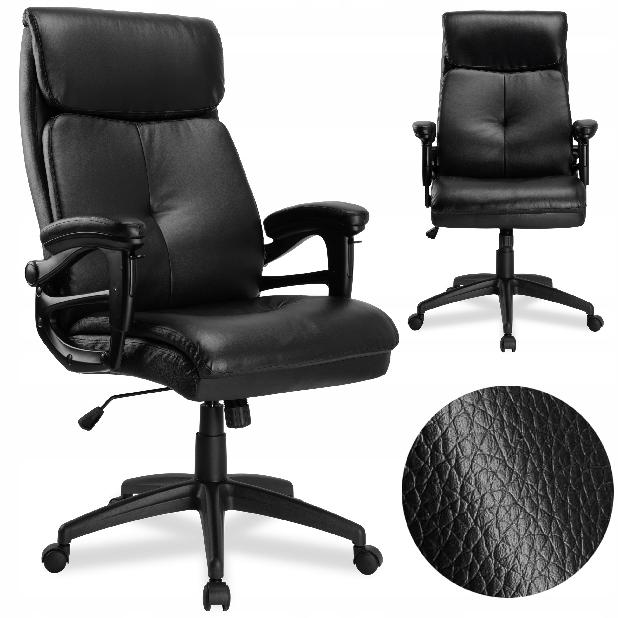 Fotel obrotowy eHokery czarny