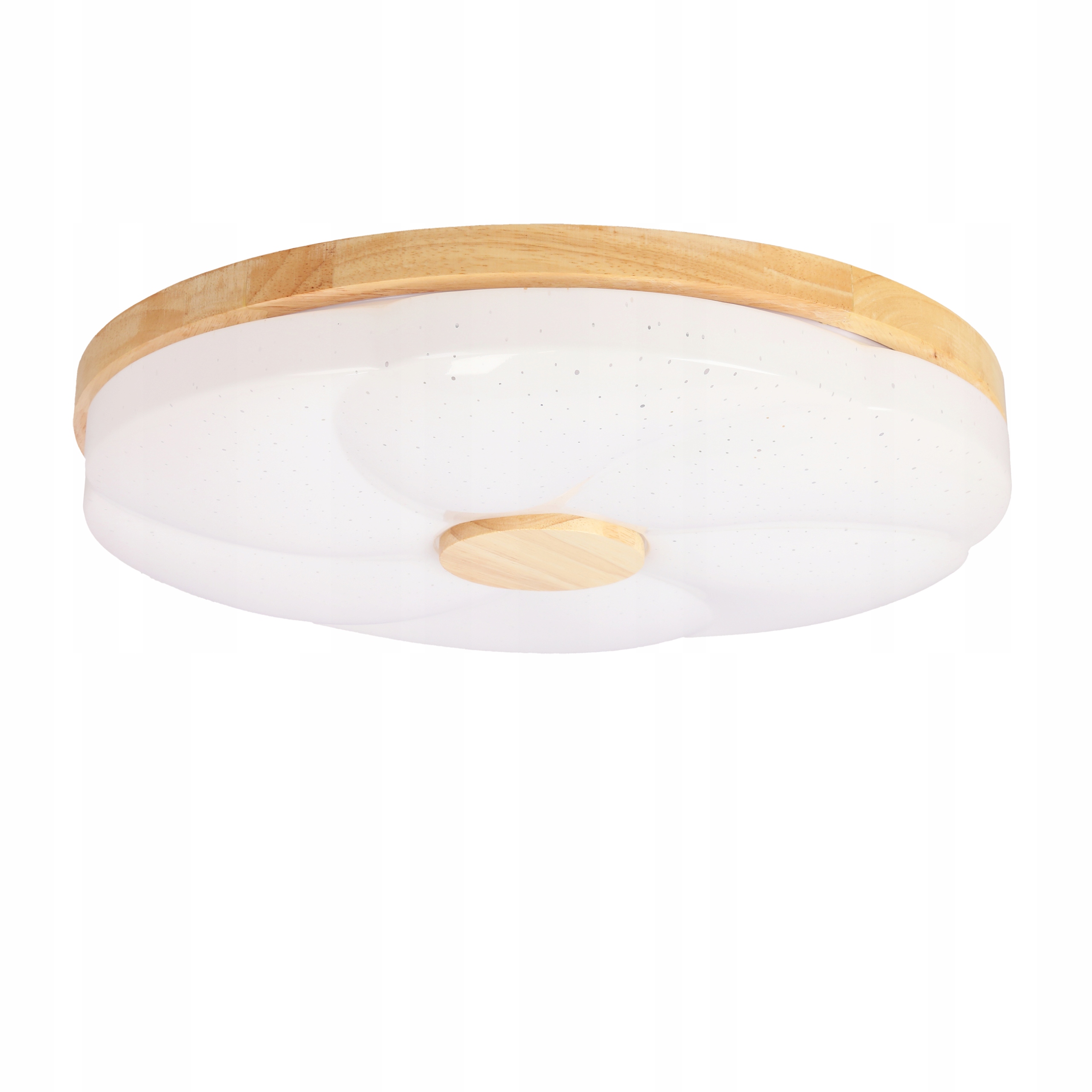 Stropní Svítidlo kulatý Fiorino 39 Cm Dřevěný 24W 2150lm Led 4000K Bílý+dřevěný