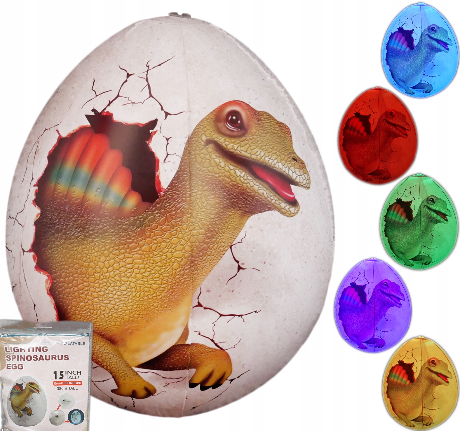 

Wańka Wstańka Duży świecący Dinozaur jajko Lampka