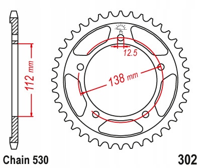 Zadní zadní ozubení velké Honda Cbr Cbf Cb 600 900 1000 1100 F 43 zubů