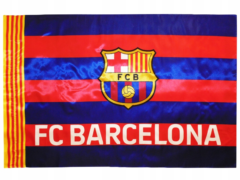 Flaga Fc Barcelona 150 x 100 Oficjalna Pasy Espańa