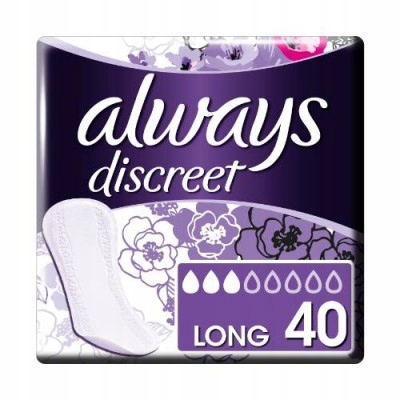 

Always Discreet Long Wkładki Higieniczne 40 Szt