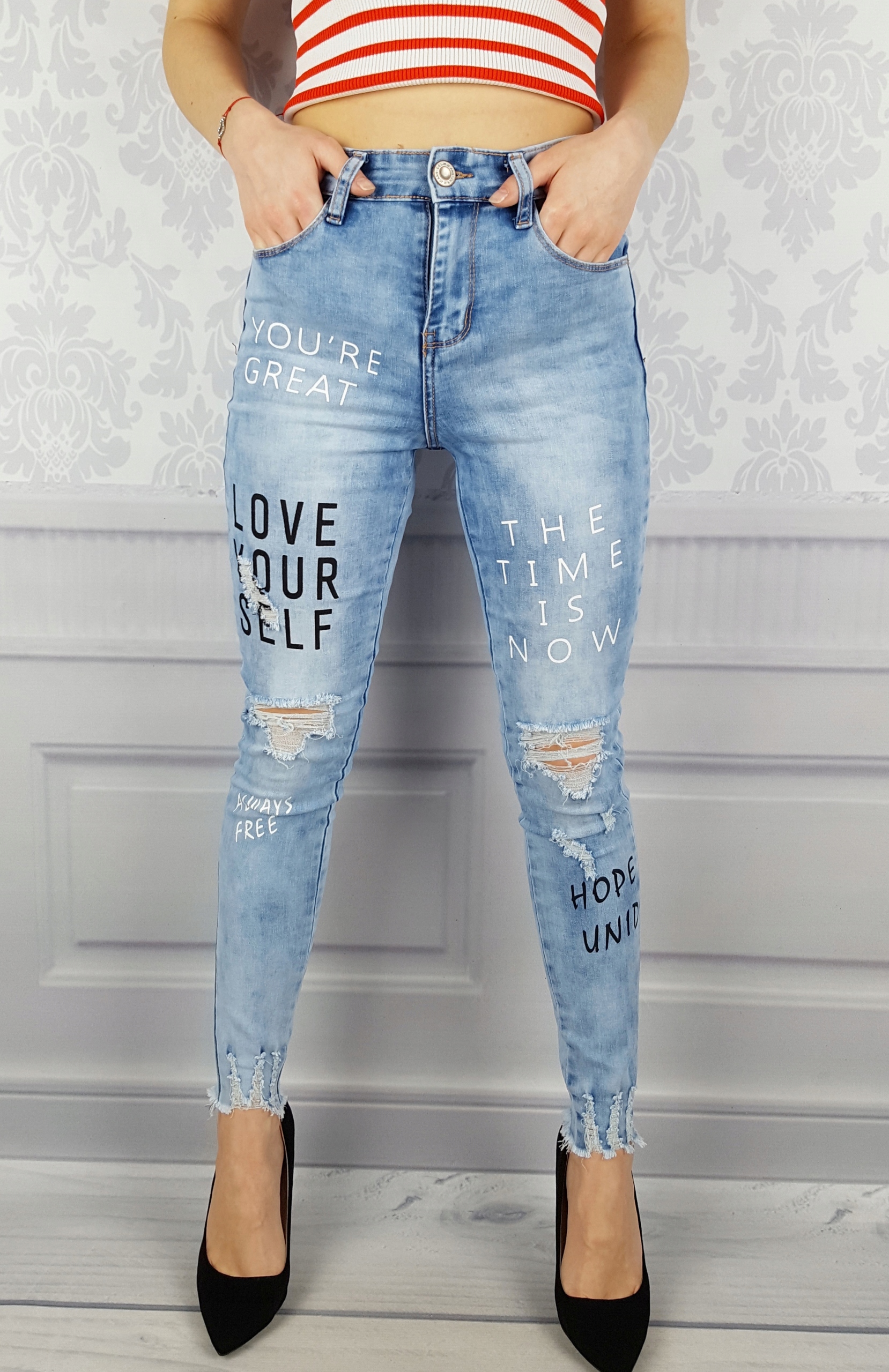 Alabama gender Women моделирующие джинсовые брюки