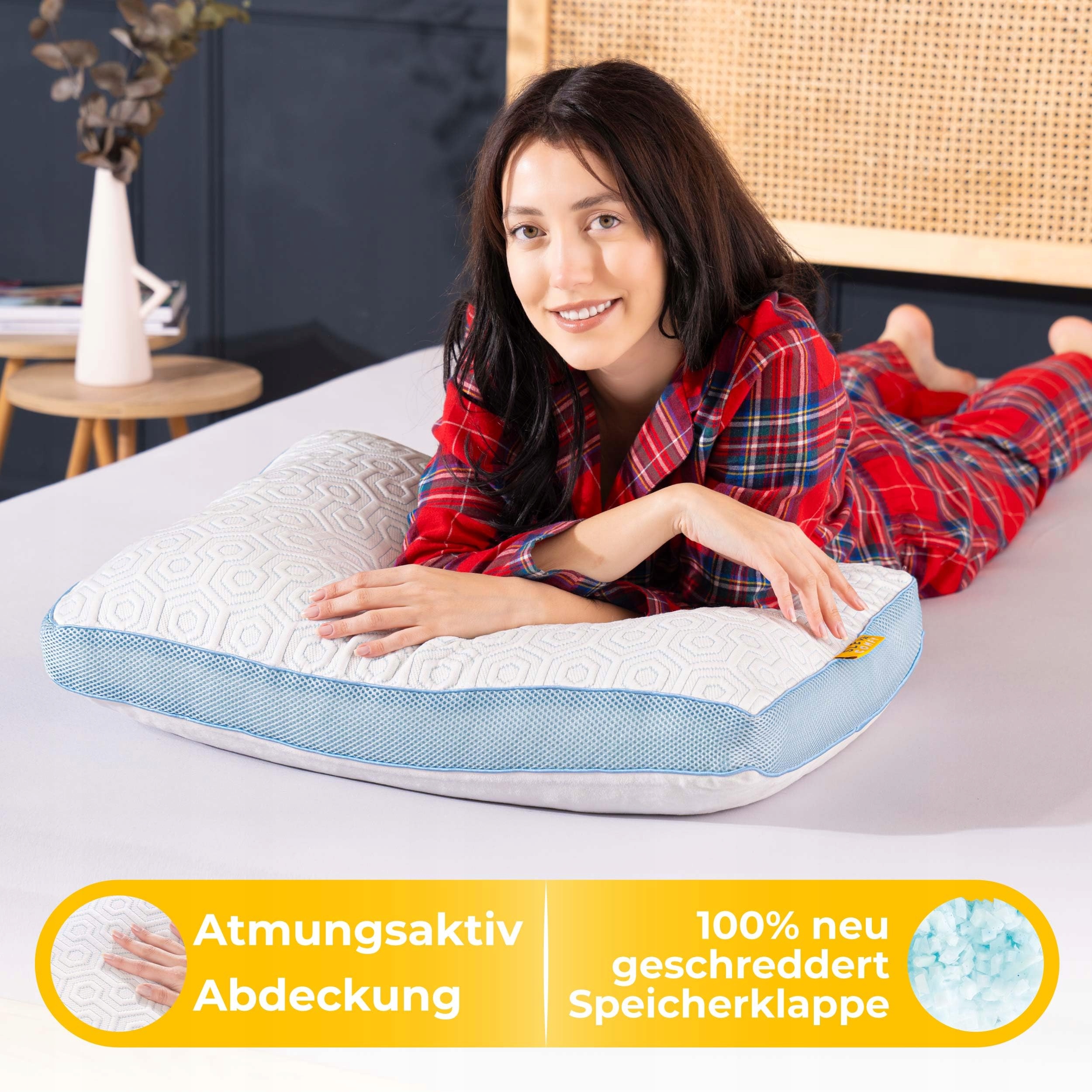 SLEEP COMFY Ergonomiczna Poduszka Ortopedyczna z Pianki Memory — miniatura 6