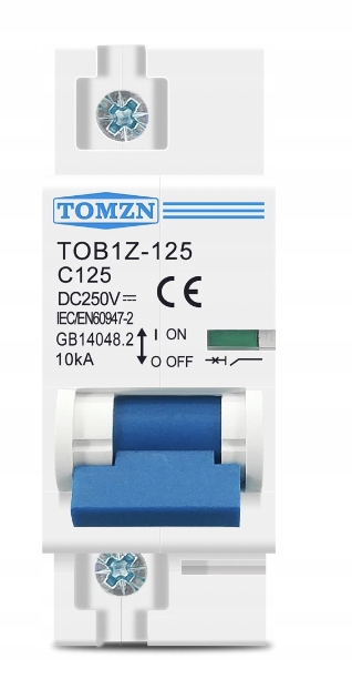 WYŁĄCZNIK NADPRĄDOWY DC 250V 125A 1P BEZPIECZNIK Marka Inna