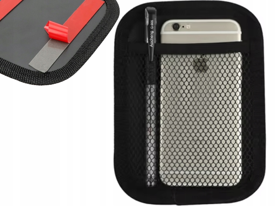 Dodatkowa Kieszonka Kieszeń Samoprzylepna Do Samochodu Organizer Naklejana