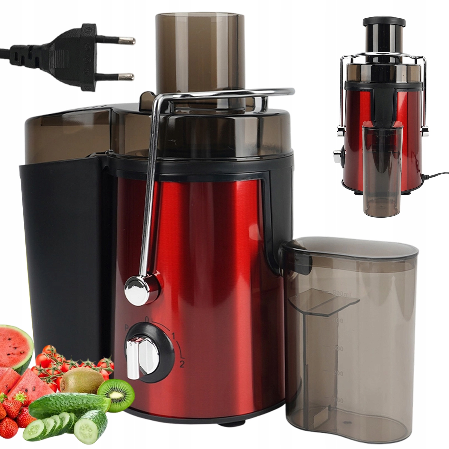 Odšťavňovač 1000 W Na Ovoce A Zeleniny Elektrický 500 ML